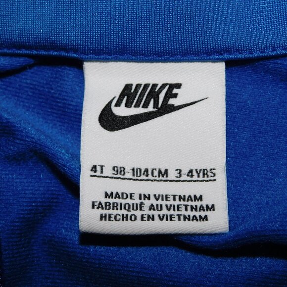 Nike Boys 4T Blue Black Full Zip Track Jacket - Picture 2 of 7